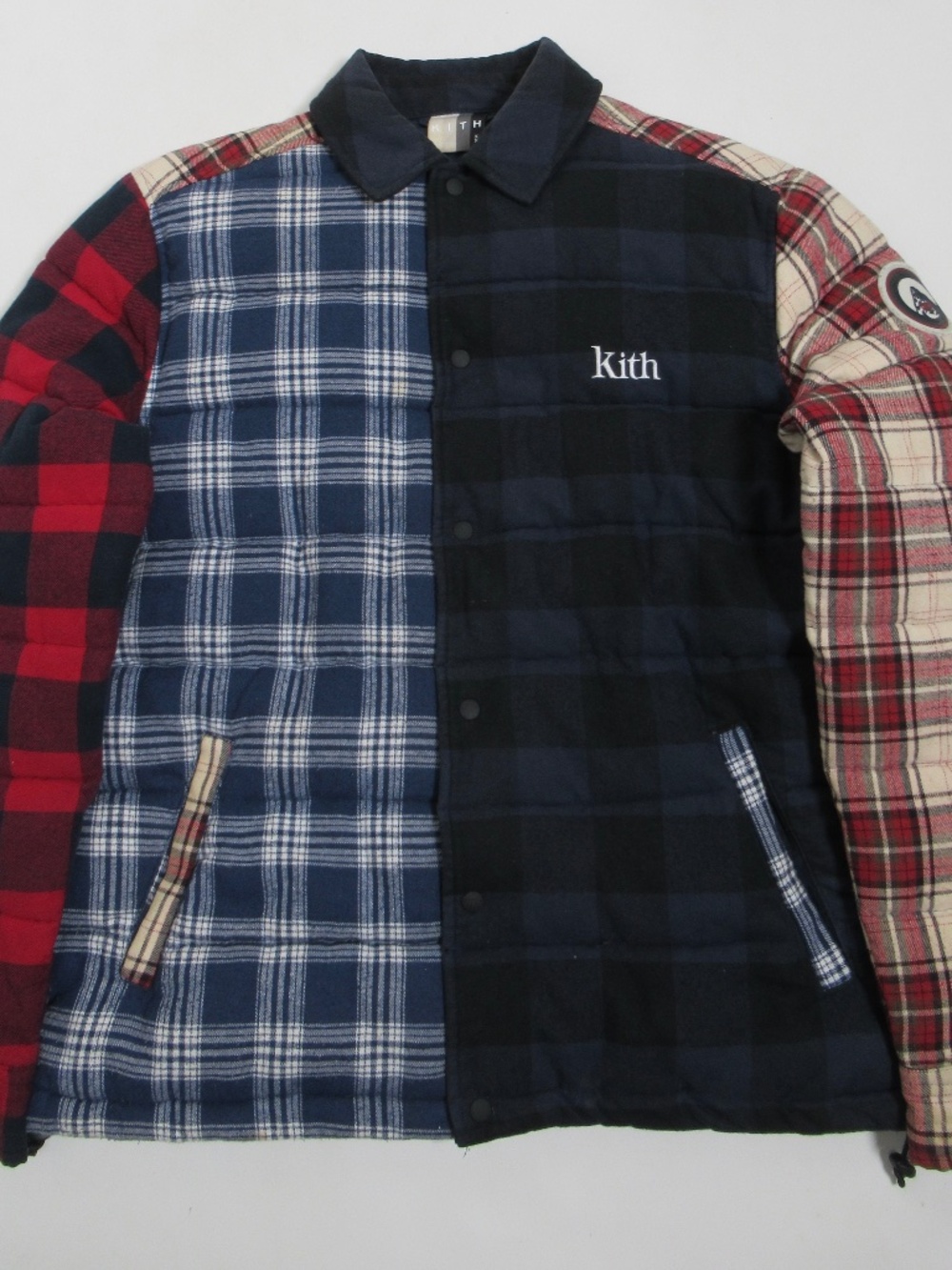 Kith Men's Murray Quilted Shirt Jacket Multi KH1268 Size XS